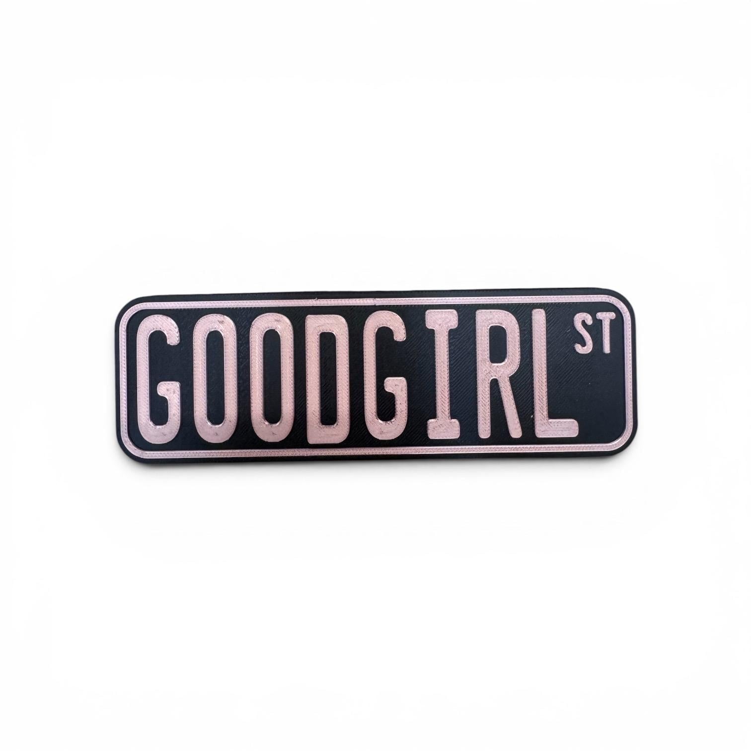 Goodgirl Street Bookshelf Decor Street Sign