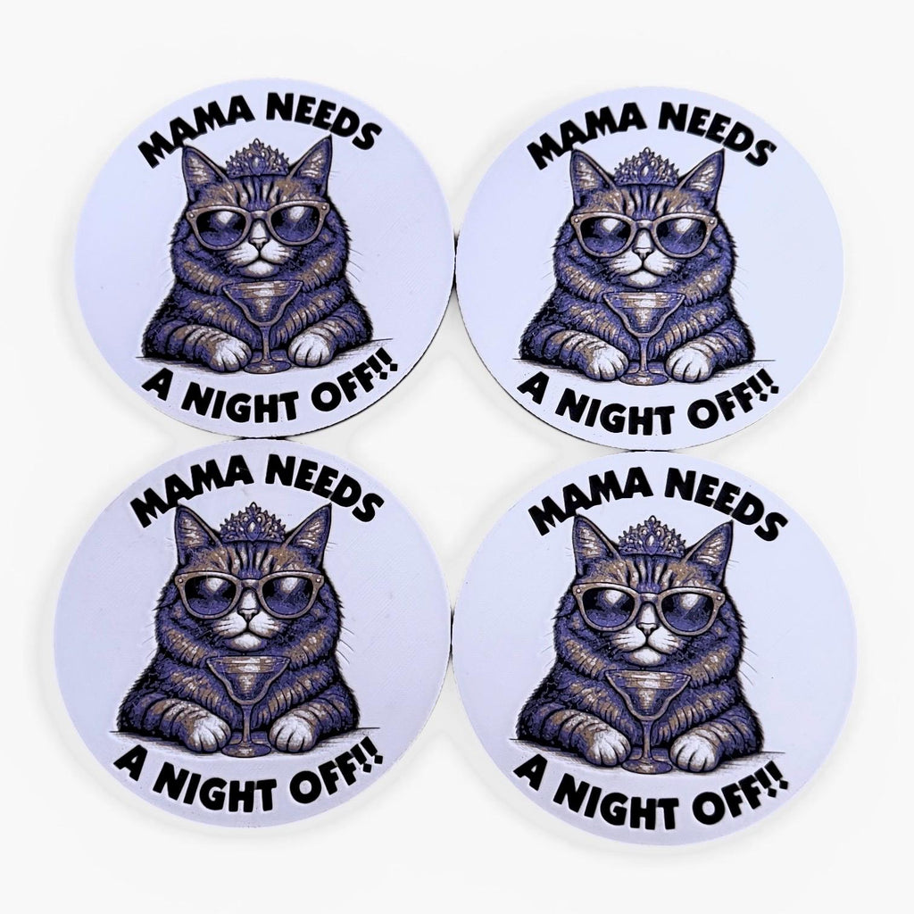 Princess Donut “Mama Needs a Night Off” Dungeon Crawler Carl Inspired Coaster