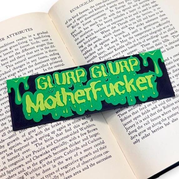 Glurp! Glurp! Dungeon Crawler Carl Inspired 3D Bookmark