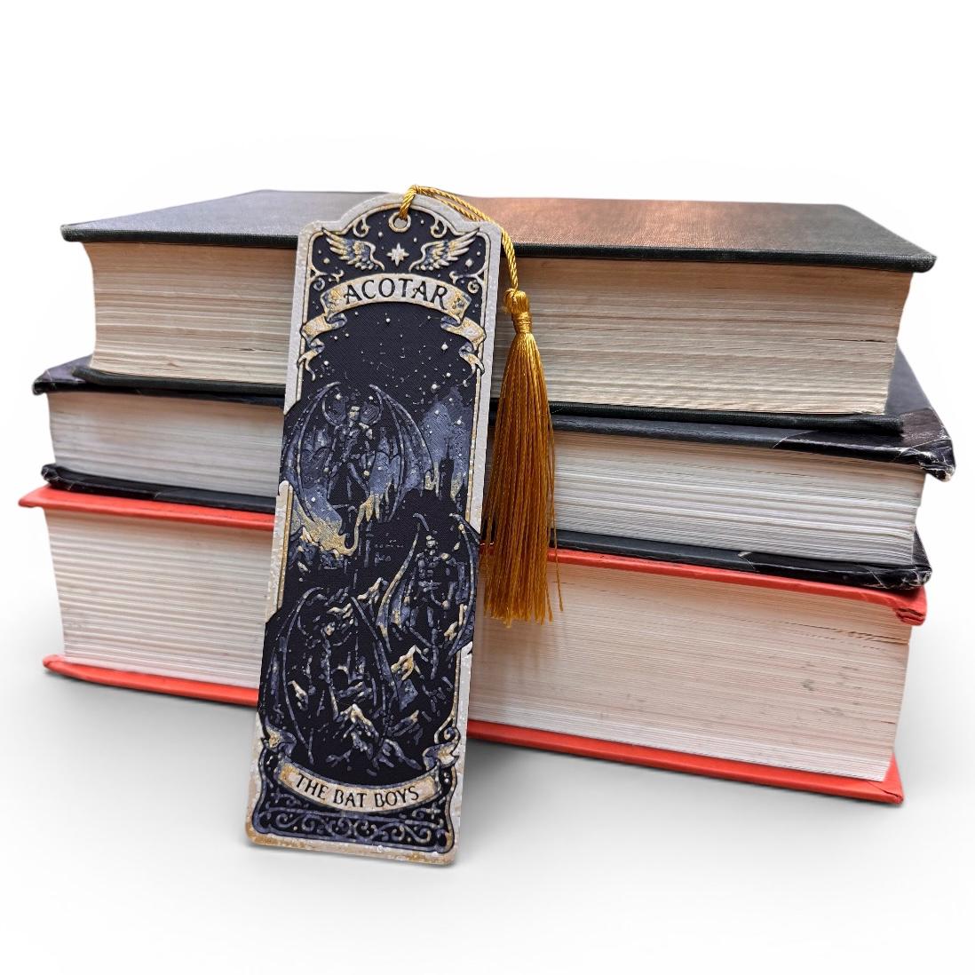 Bat Boys Velaris ACOTAR Inspired 3D Bookmark
