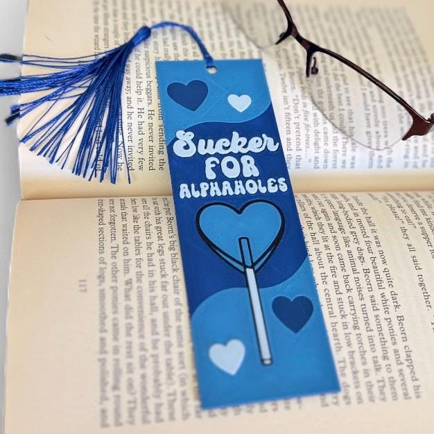 Sucker For Alphaholes 3D Bookmark