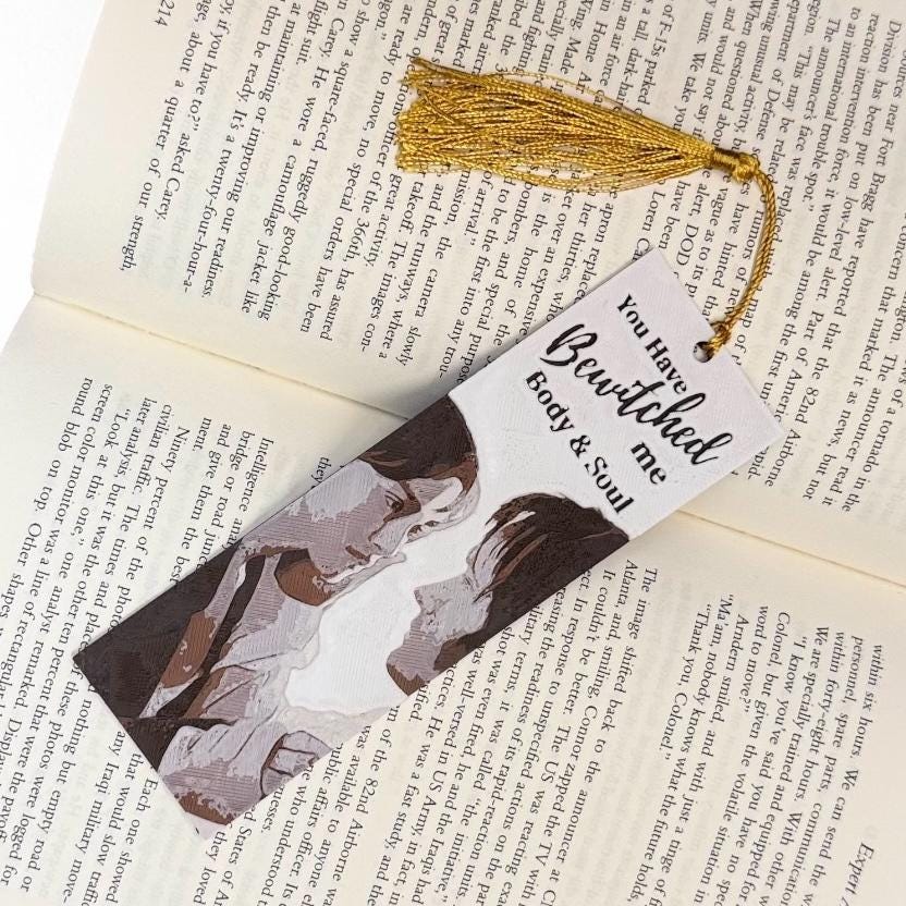 Pride and Prejudice Inspired 3D Bookmark