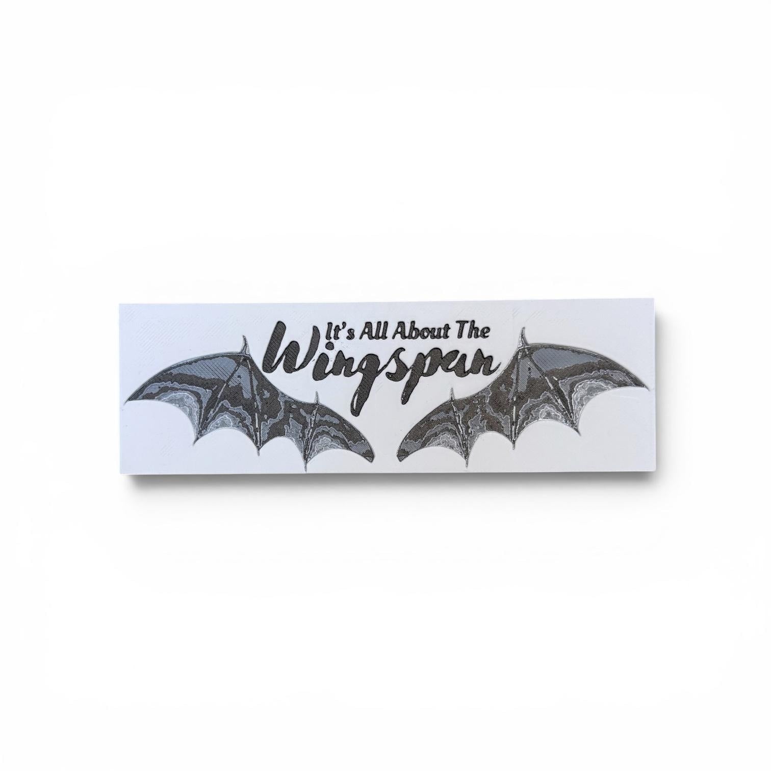 It's All About The Wingspan 3D Bookmark