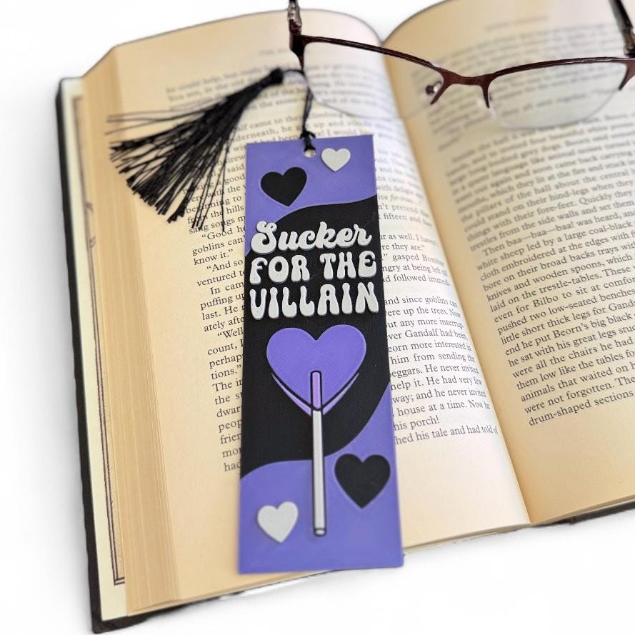 Sucker For The Villain 3D Bookmark