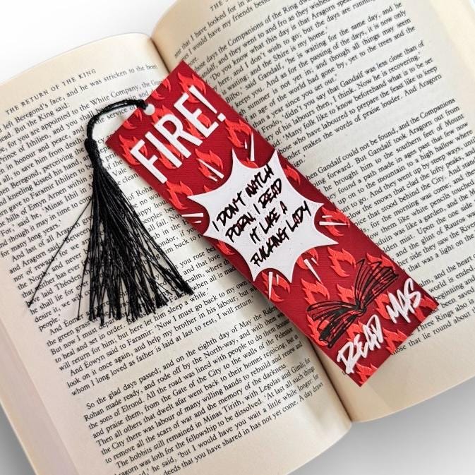 Fire Hot Sauce Packet 3D Bookmark