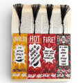 Hot Sauce Packet Bookmark Collection Set of 4