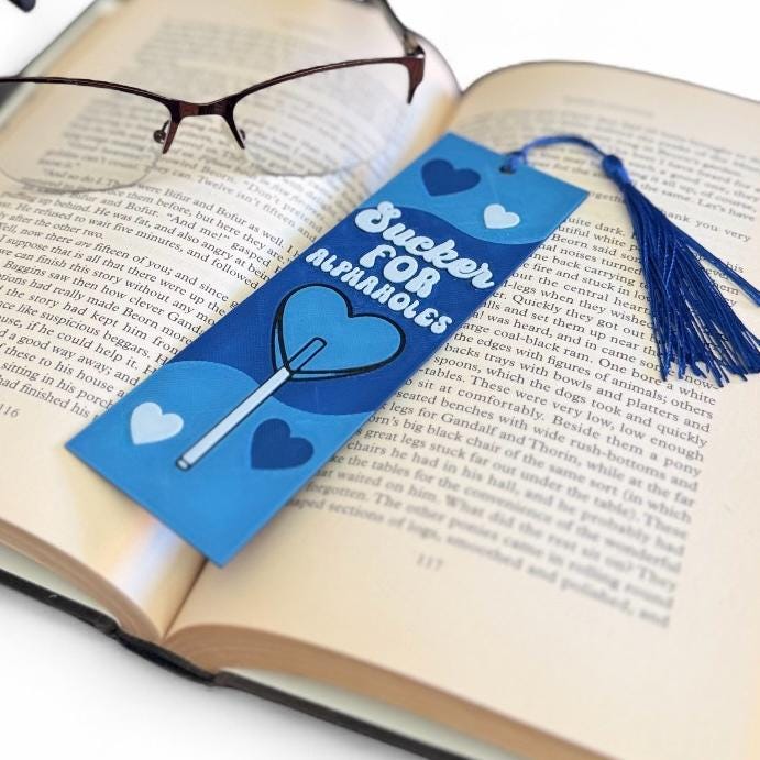 Sucker For Alphaholes 3D Bookmark