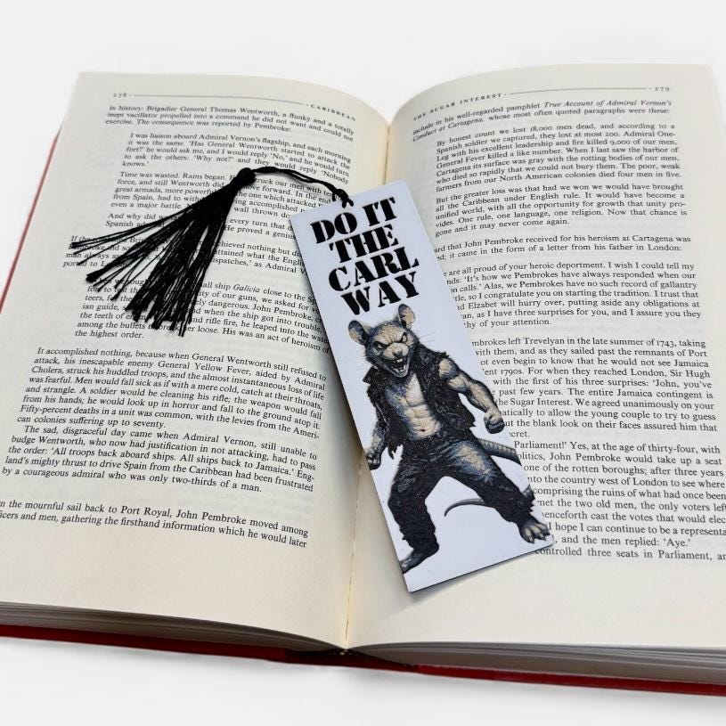 Do It The Carl Way (Mordecai) Dungeon Crawler Carl Inspired 3D Bookmark