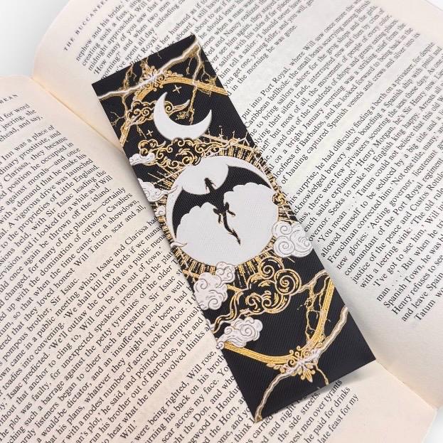 Fourth Wing Black Dragon 3D Bookmark
