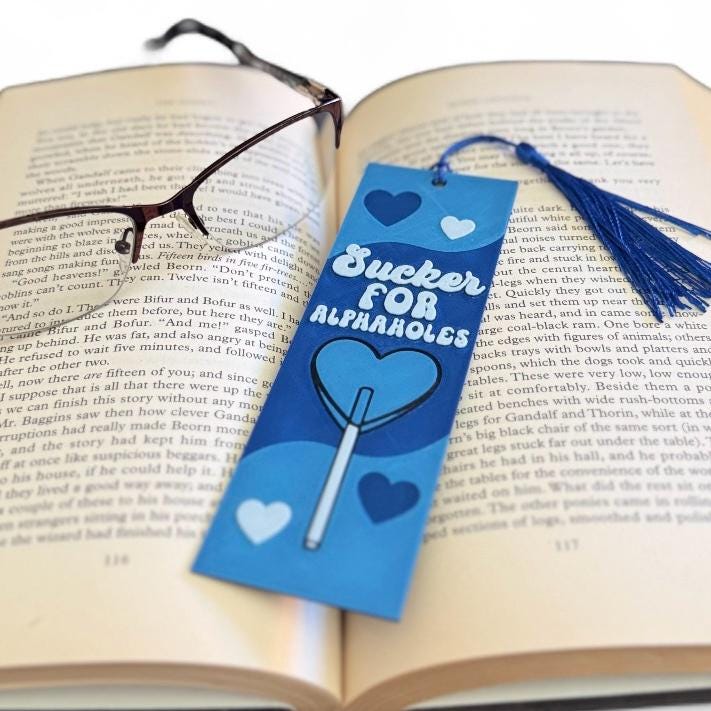 Sucker For Alphaholes 3D Bookmark