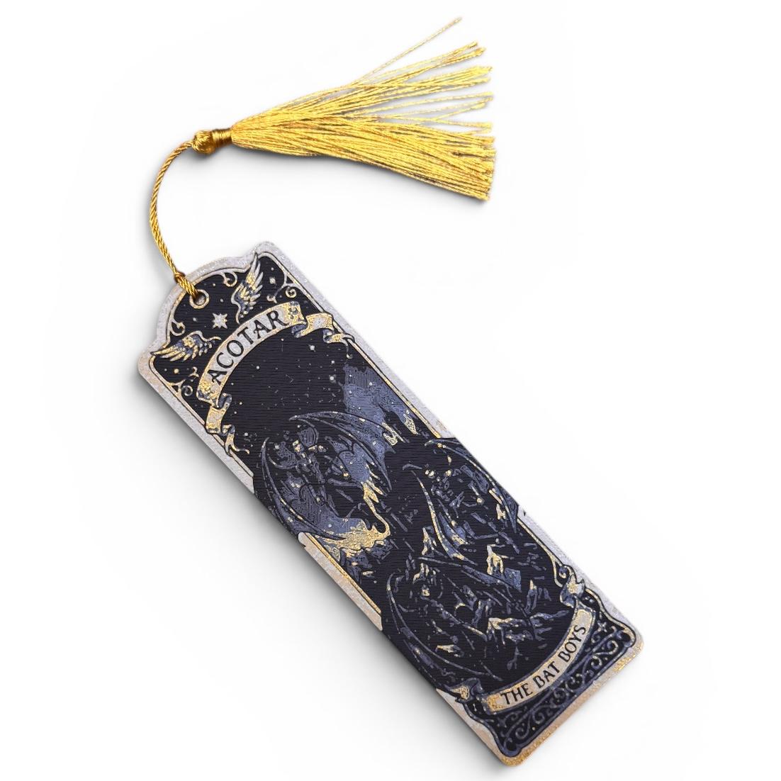 Bat Boys Velaris ACOTAR Inspired 3D Bookmark