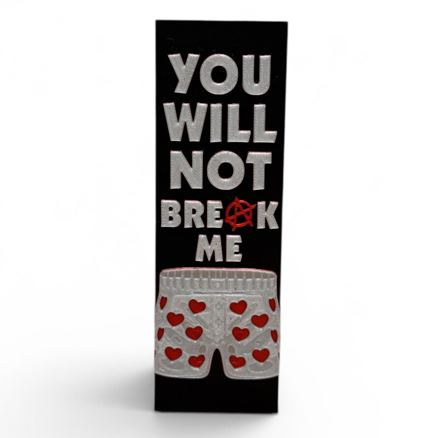 Dungeon Crawler Carl Inspired 3D Bookmark Carl's Mantra (PG 13)