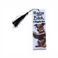 Reading Again Dog 3D Bookmark