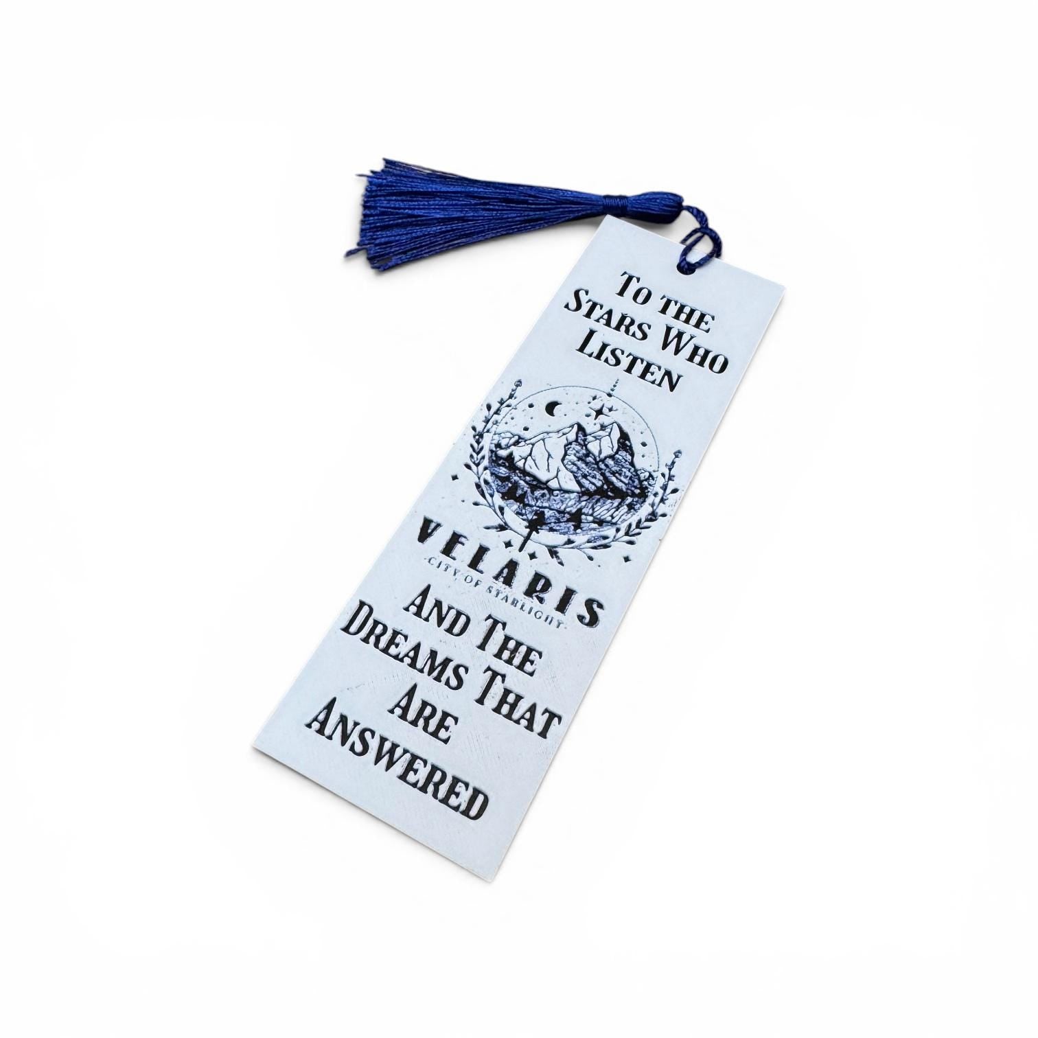 To The Stars Who Listen Velaris Inspired 3D Bookmark