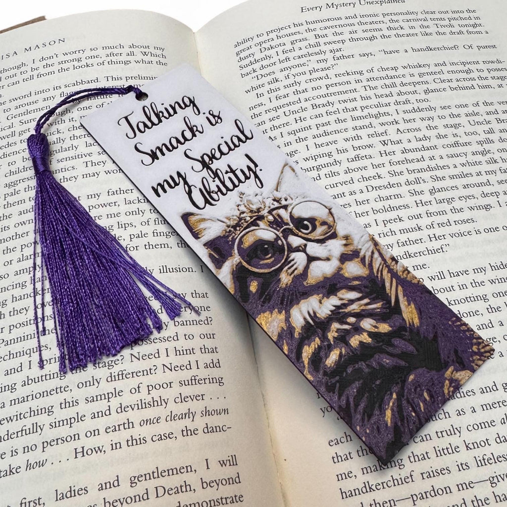 Dungeon Crawler Carl Inspired Princess Donut "Talking Smack Is My Special Ability" 3D Bookmark