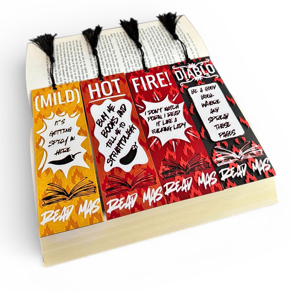 Fire Hot Sauce Packet 3D Bookmark