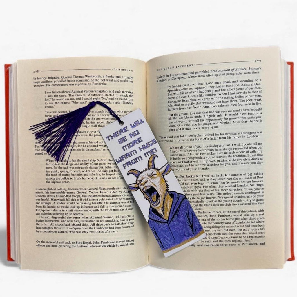No More Warm Hugs (Prepotente) Dungeon Crawler Carl Inspired 3D Bookmark