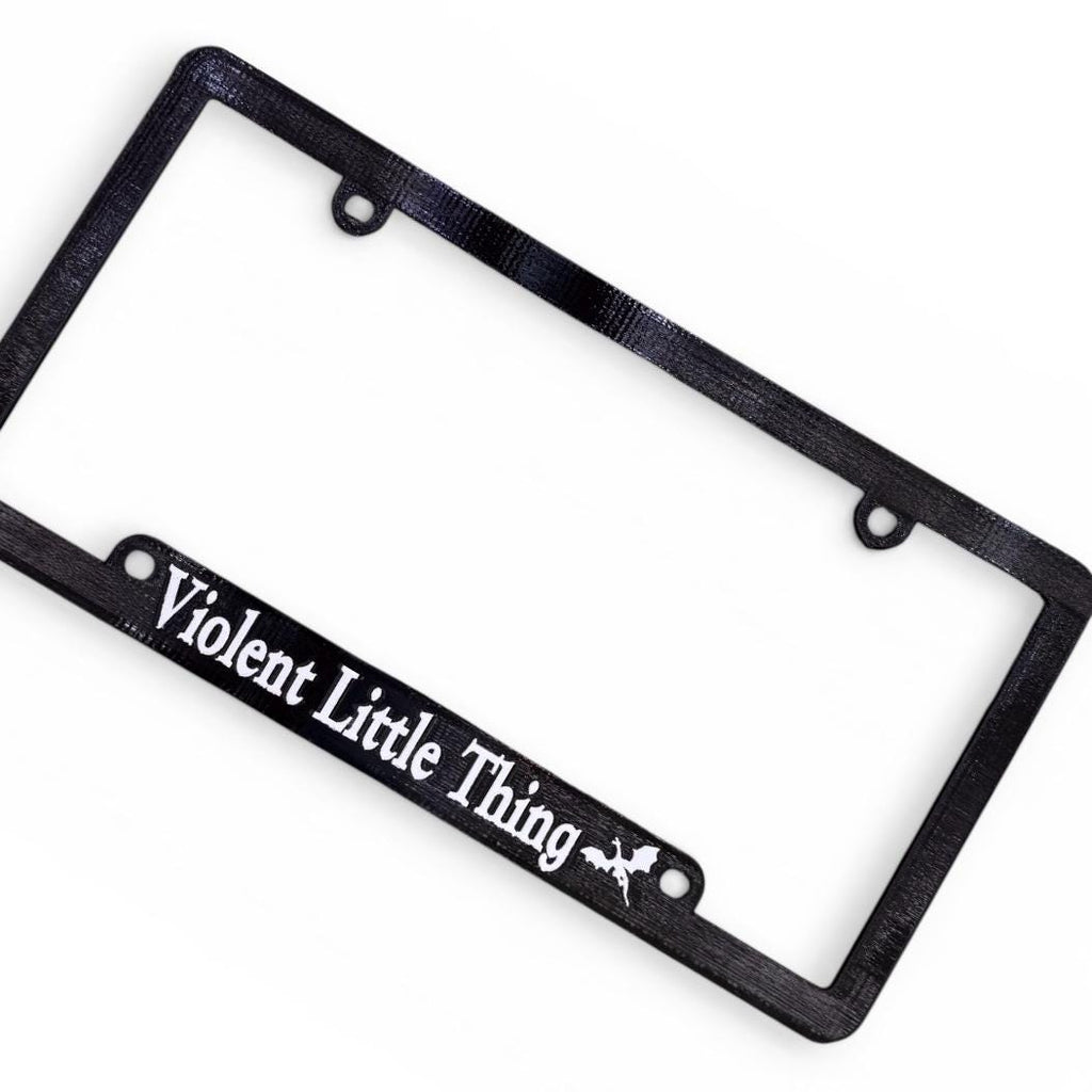 Fourth Wing Inspired License Plate Frame "Violent Little Thing"