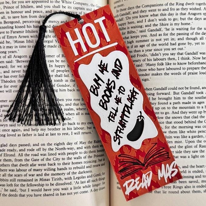 Hot Sauce Packet 3D Bookmark