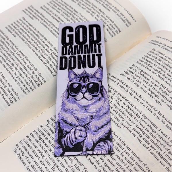 Goddammit Donut Dungeon Crawler Carl Inspired Bookmark