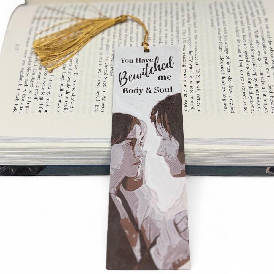 Pride and Prejudice Inspired 3D Bookmark