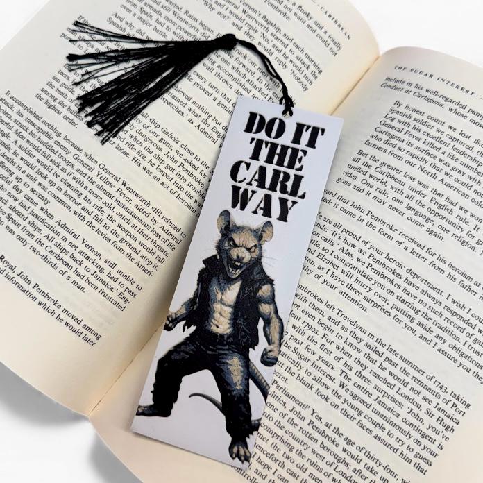 Do It The Carl Way (Mordecai) Dungeon Crawler Carl Inspired 3D Bookmark