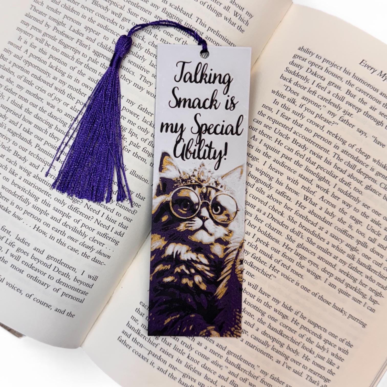 Dungeon Crawler Carl Inspired Princess Donut "Talking Smack Is My Special Ability" 3D Bookmark