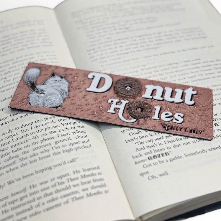 Donut Holes Princess Donut Dungeon Crawler Car Inspired Bookmark