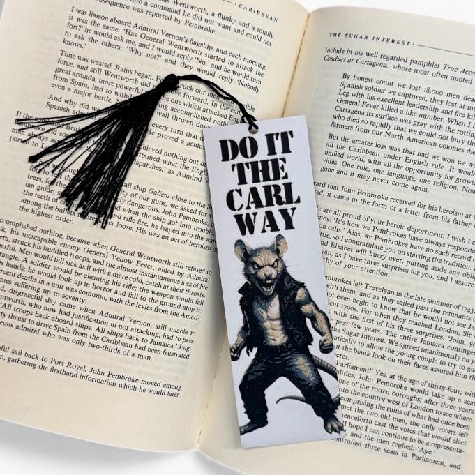 Do It The Carl Way (Mordecai) Dungeon Crawler Carl Inspired 3D Bookmark