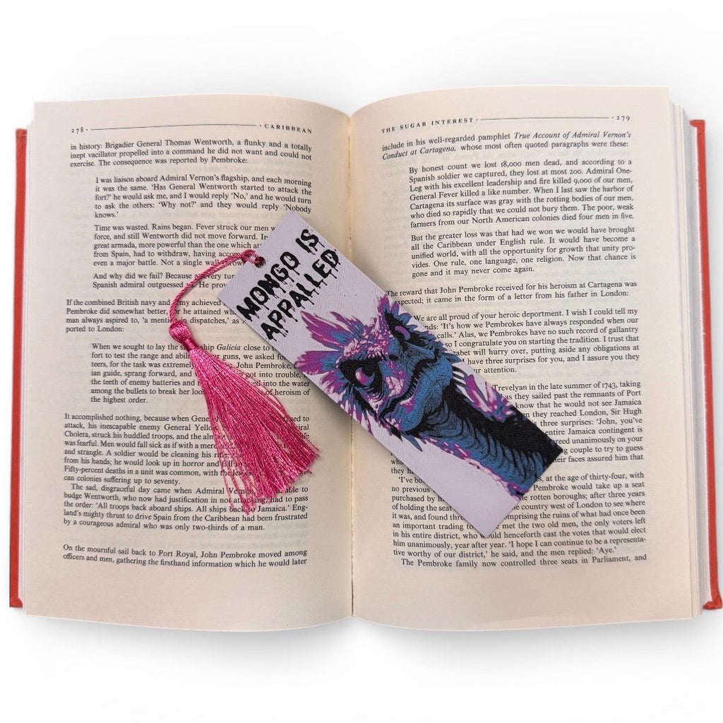 Mongo is Appalled! Dungeon Crawler Carl Inspired 3D Bookmark