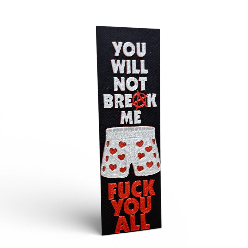 Dungeon Crawler Carl Inspired 3D Bookmark Carl's Mantra