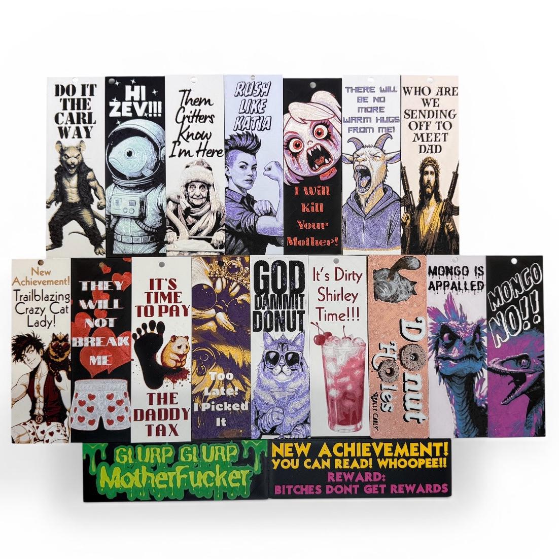 The Complete Dungeon Crawler Carl Inspired Bookmark Collection