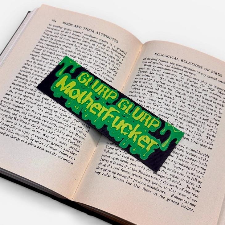 Glurp! Glurp! Dungeon Crawler Carl Inspired 3D Bookmark