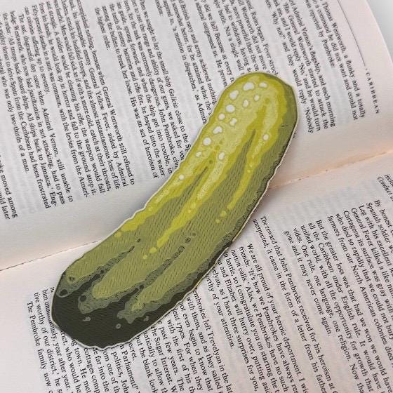 The Big Pickle 3D Bookmark