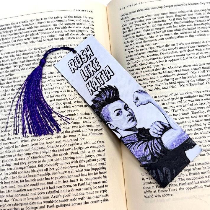 Rush Like Katia Dungeon Crawler Carl Inspired 3D Bookmark