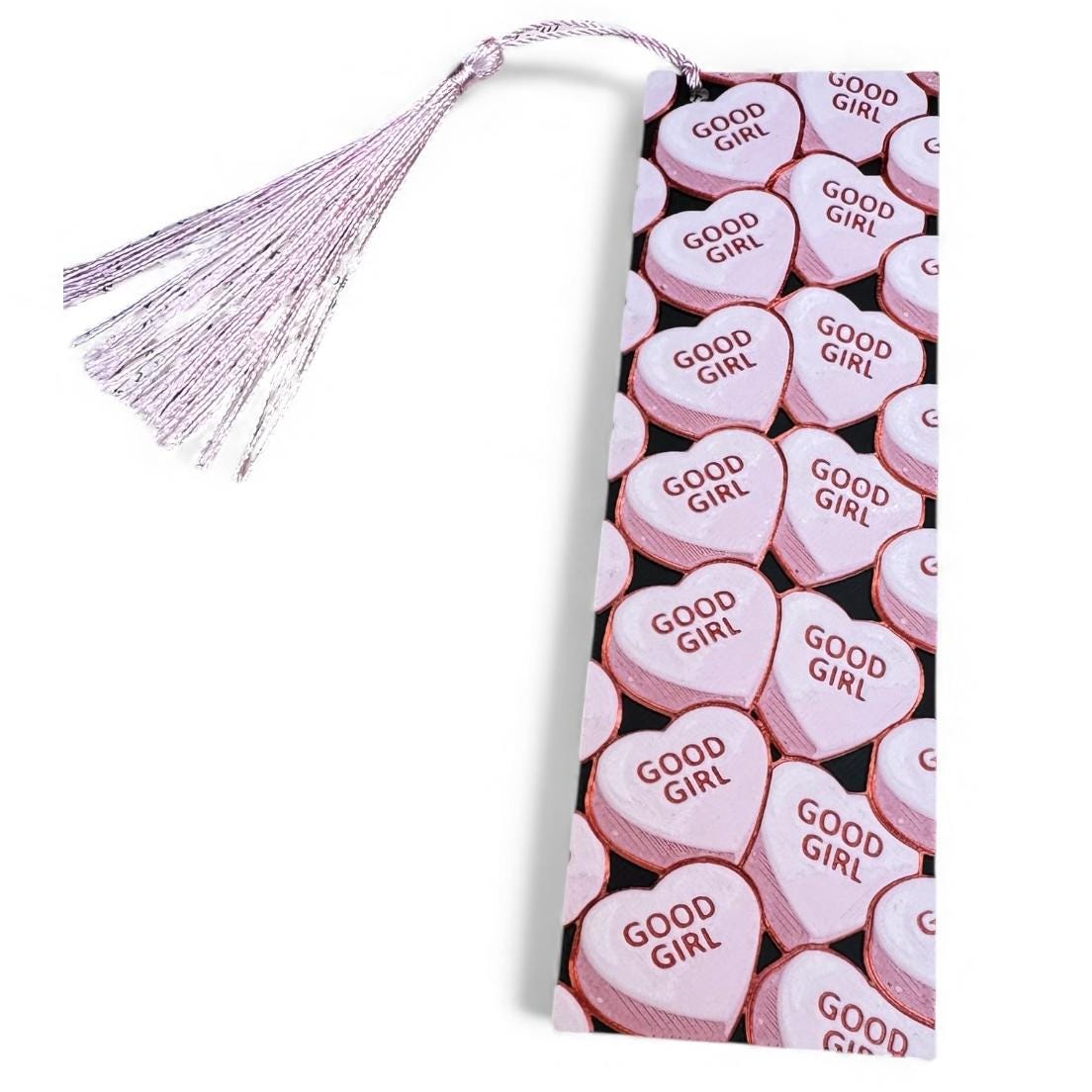Good Girl Conversation Hearts Valentine's 3D Bookmark