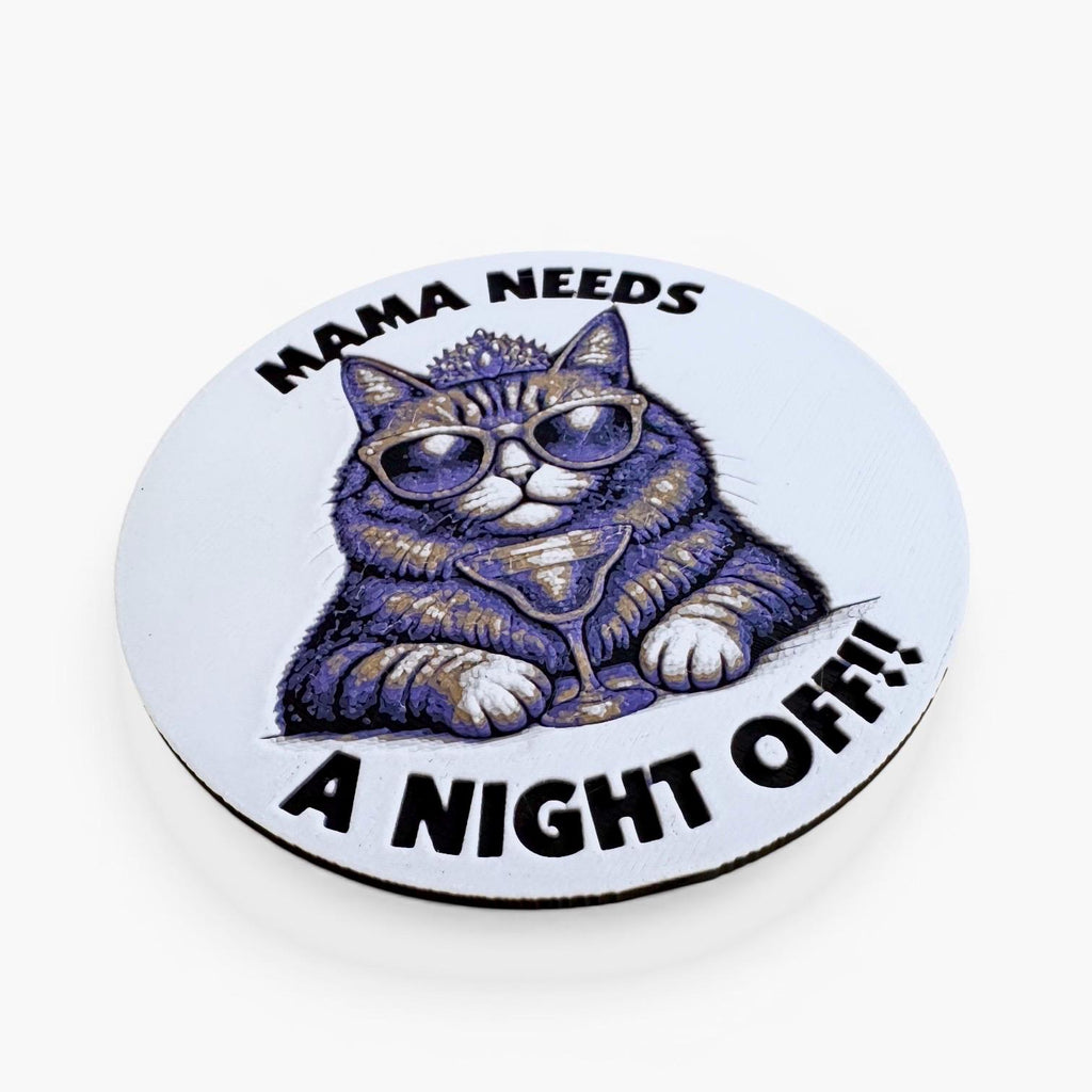 Princess Donut “Mama Needs a Night Off” Dungeon Crawler Carl Inspired Coaster