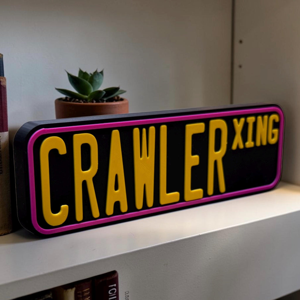 Dungeon Crawler Carl Inspired Crawler Crossing Street Sign