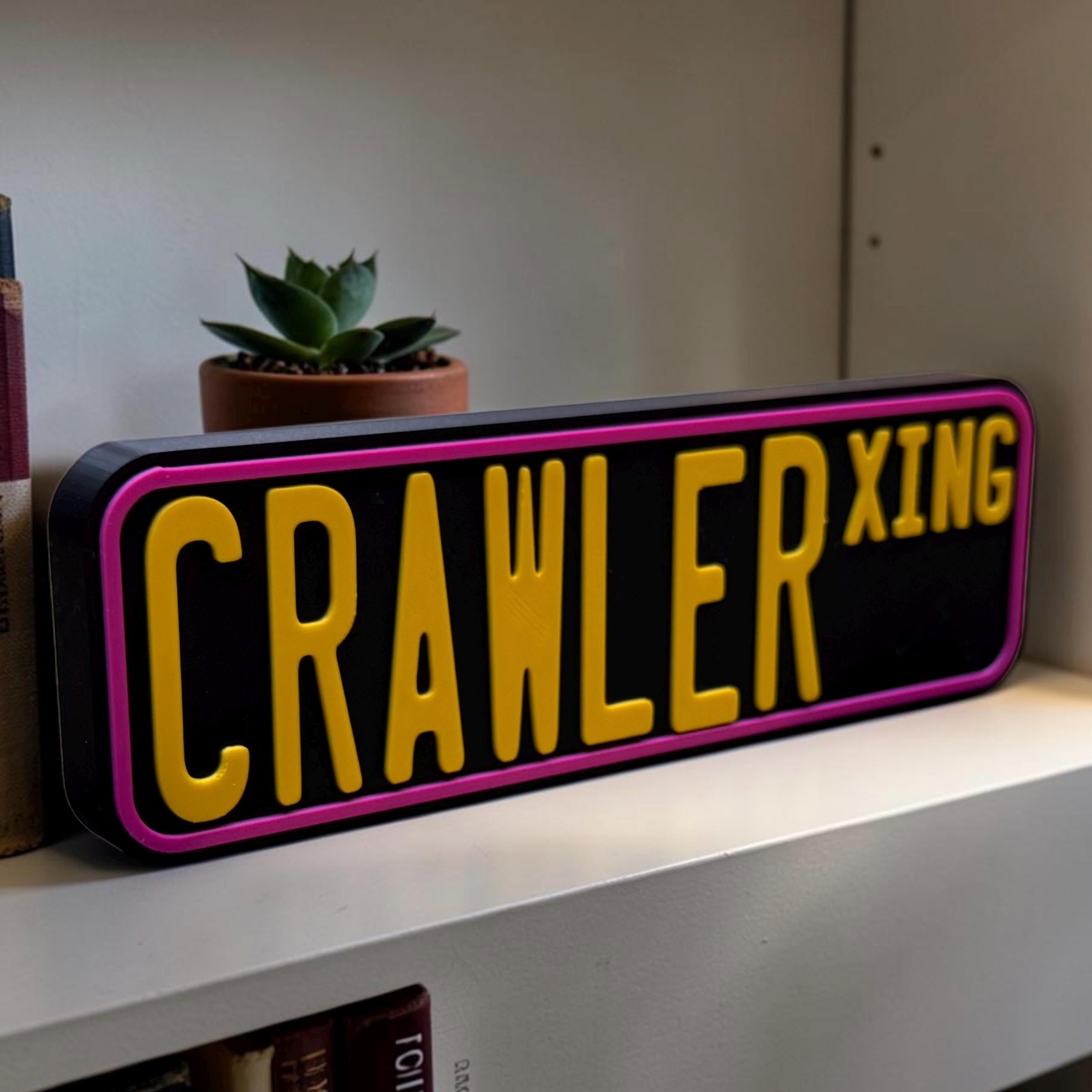 Dungeon Crawler Carl Inspired Crawler Crossing Street Sign