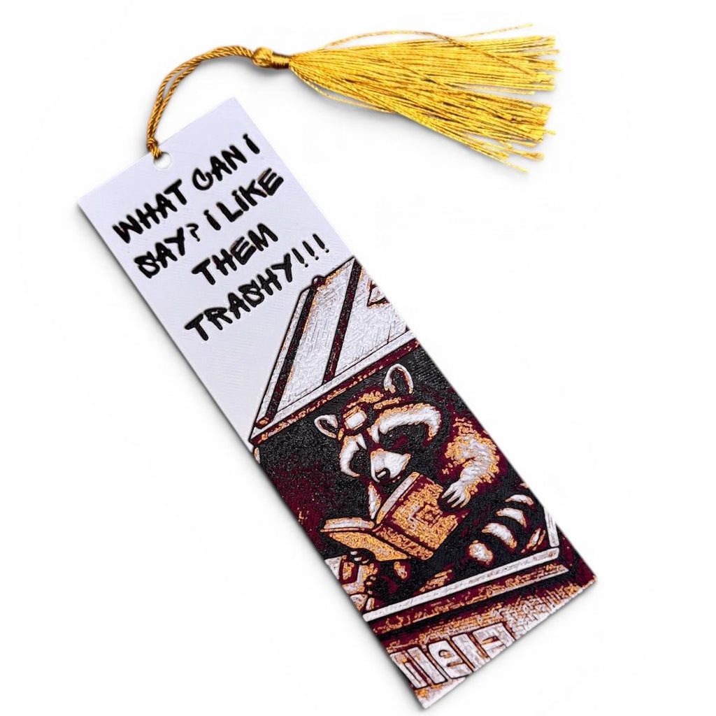 I Like Them Trashy Raccoon 3D Bookmark