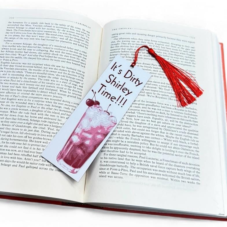 It's Dirty Shirley Time Dungeon Crawler Carl Inspired 3D Bookmark