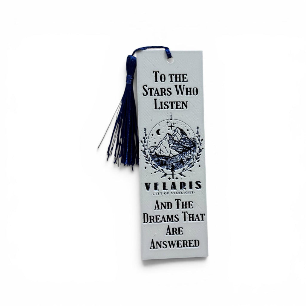 To The Stars Who Listen Velaris Inspired 3D Bookmark