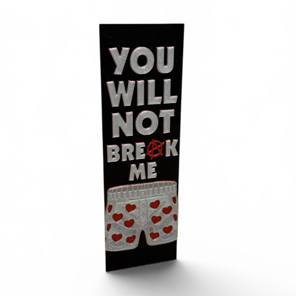 Dungeon Crawler Carl Inspired 3D Bookmark Carl's Mantra (PG 13)