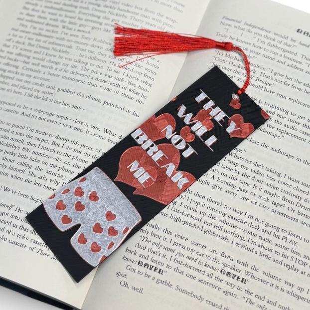 They Will Not Break Me Dungeon Crawler Carl Inspired 3D Bookmark