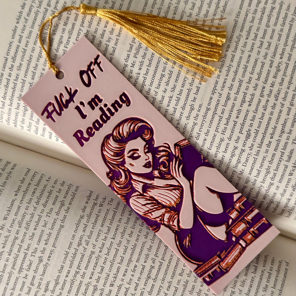 F*ck Off I'm Reading 3D Bookmark