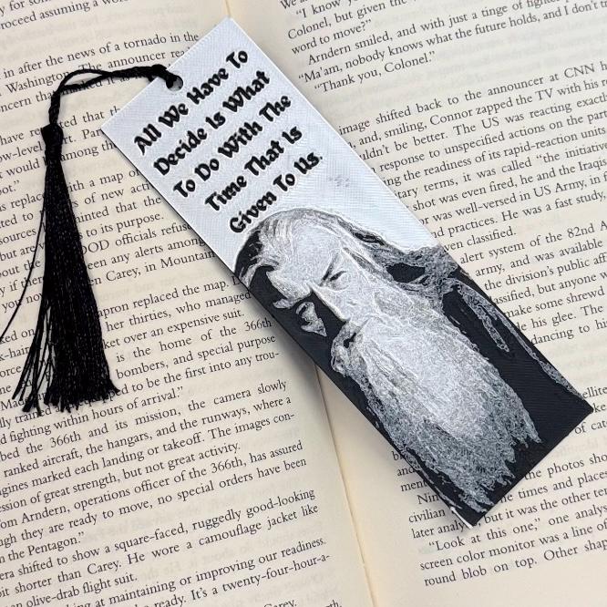 LOTR Gandalf Inspired 3D Bookmark