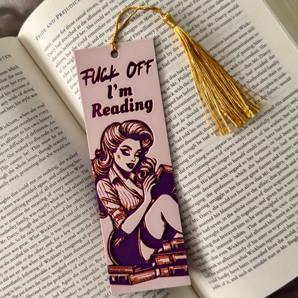 F*ck Off I'm Reading 3D Bookmark
