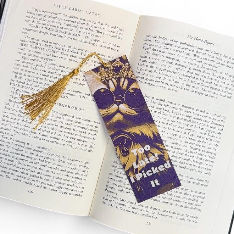 Dungeon Crawler Carl Princess Donut Inspired Bookmark