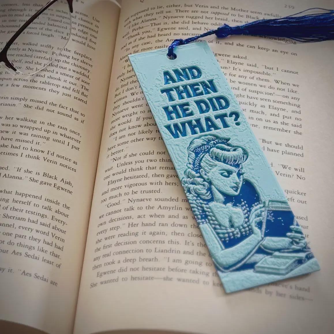 And Then He Did What?  Funny 3D Bookmark - Smut