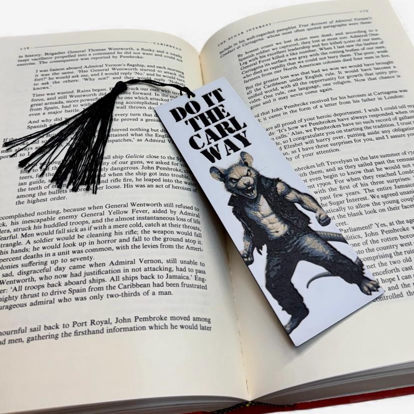 Do It The Carl Way (Mordecai) Dungeon Crawler Carl Inspired 3D Bookmark